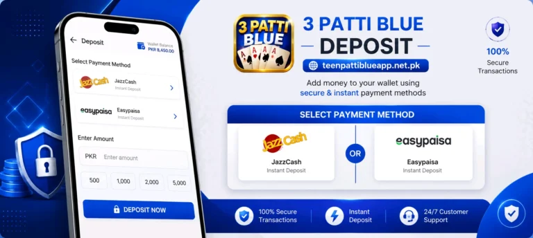 Teen Patti Blue Deposit Process